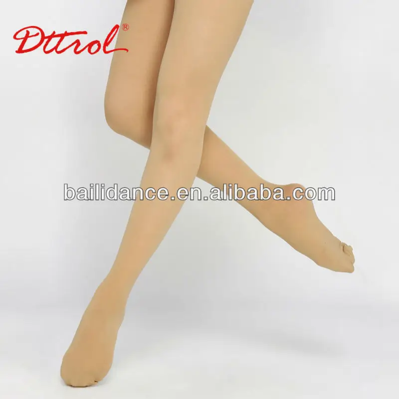 Компрессионные балетные танцевальные колготки D004819 Dttrol girls footed