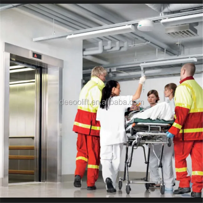 
large door opening size patient stretcher elevator 