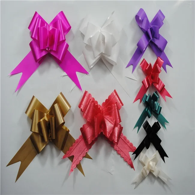 manufacture plastic butterfly pull bow