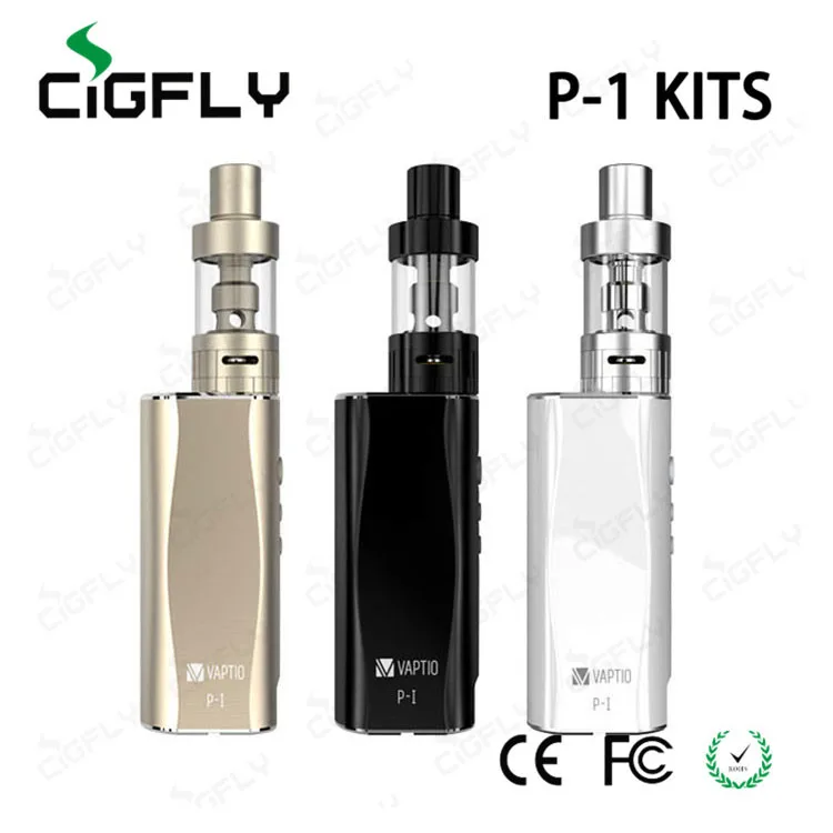 Vaptio P-1 kit beat Kanger subox mini just 23 usd/set Vaptio P1 kit с 50w box mod, регулировка 10-20-30-40-50w