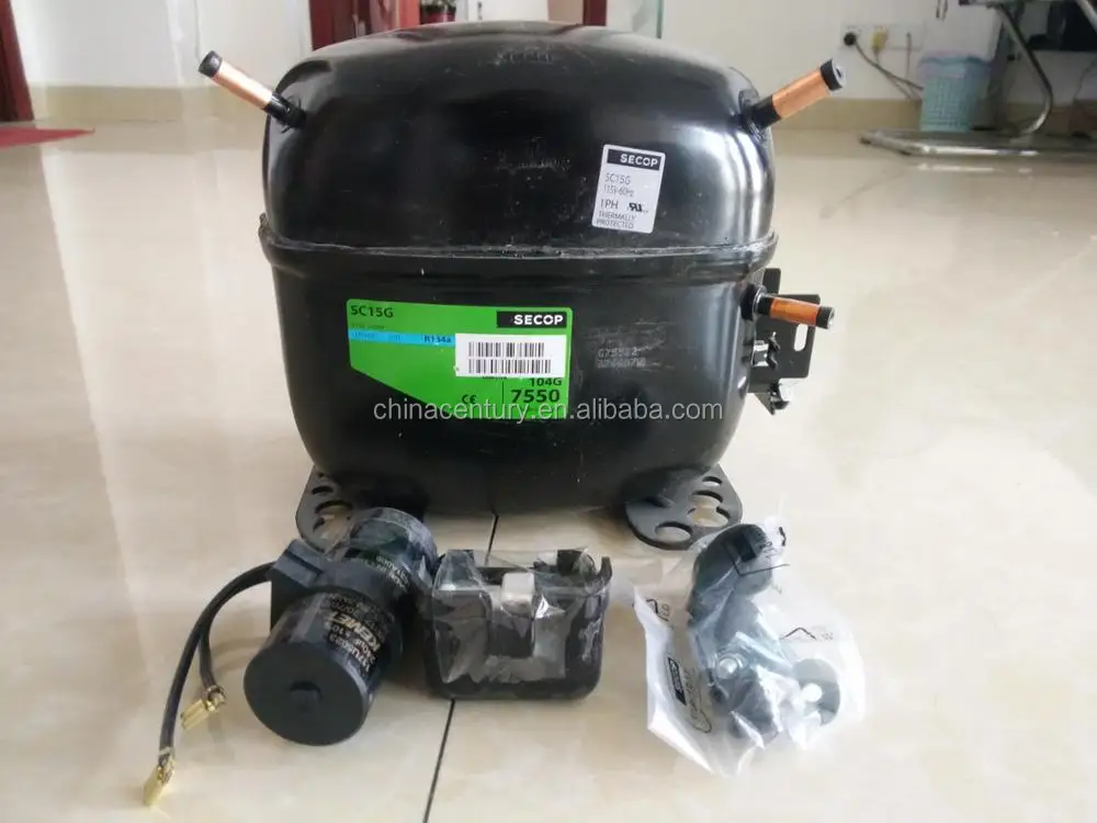 Model SC15G 1/2HP secop refrigeration piston compressor for sale