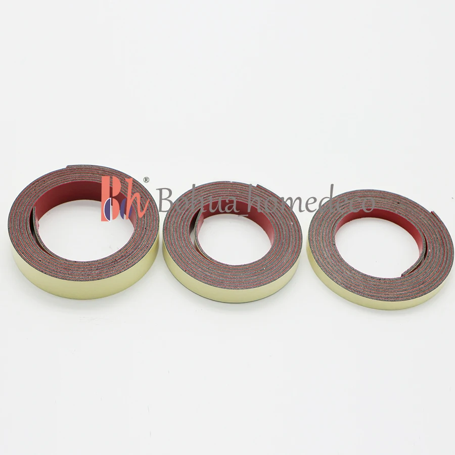 Red15x2mm Self Adhesive Expansion Intumescent Fireproof Sealing Strips Door Window Sealed Weatherstrip Inhibit Smoke Sound Proof
