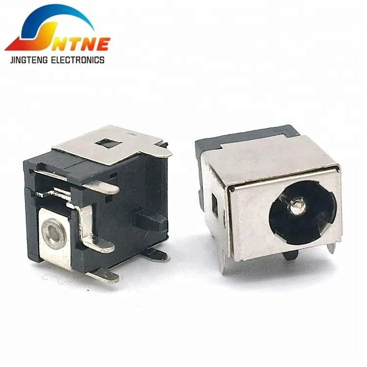 DC Socket JTELE DC-044A DIP High Quality RoHS Certification DC power jack female shell of half package type