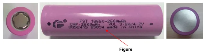 
Buy FST 2600mAh 26EB 1000 Times Deep Cycle Li Ion 3.7V 18650 Battery for Electric Bike 