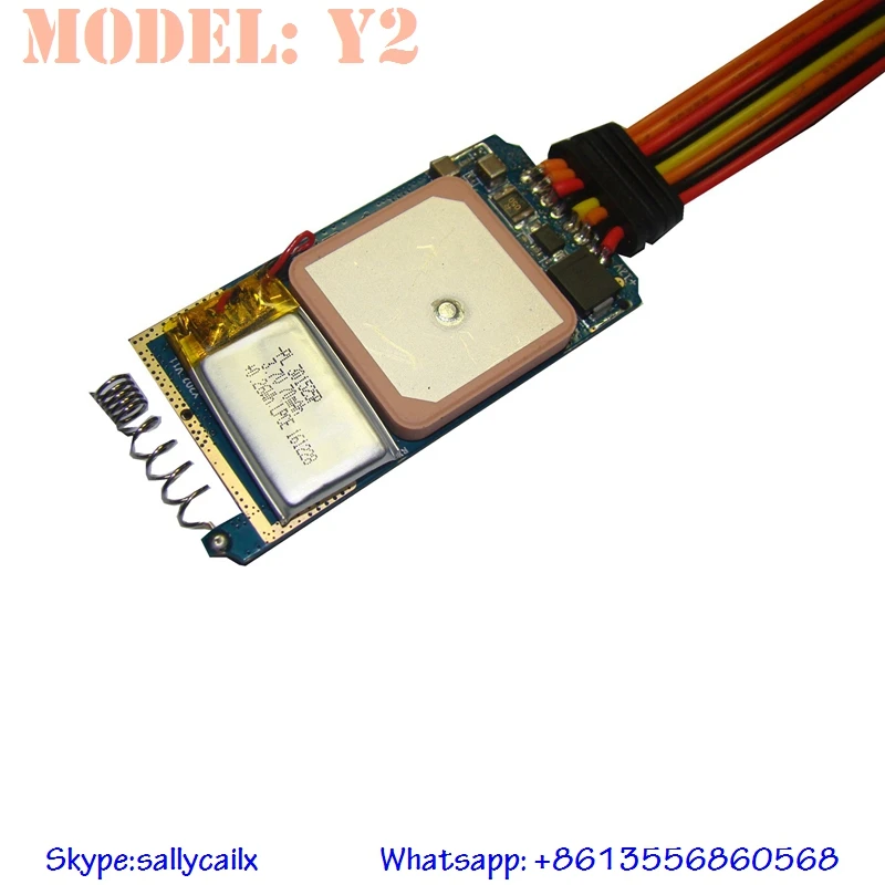 Y2 anti-kidnapping gps tracker fuel cut off voice monitoring sos punic button acc detection