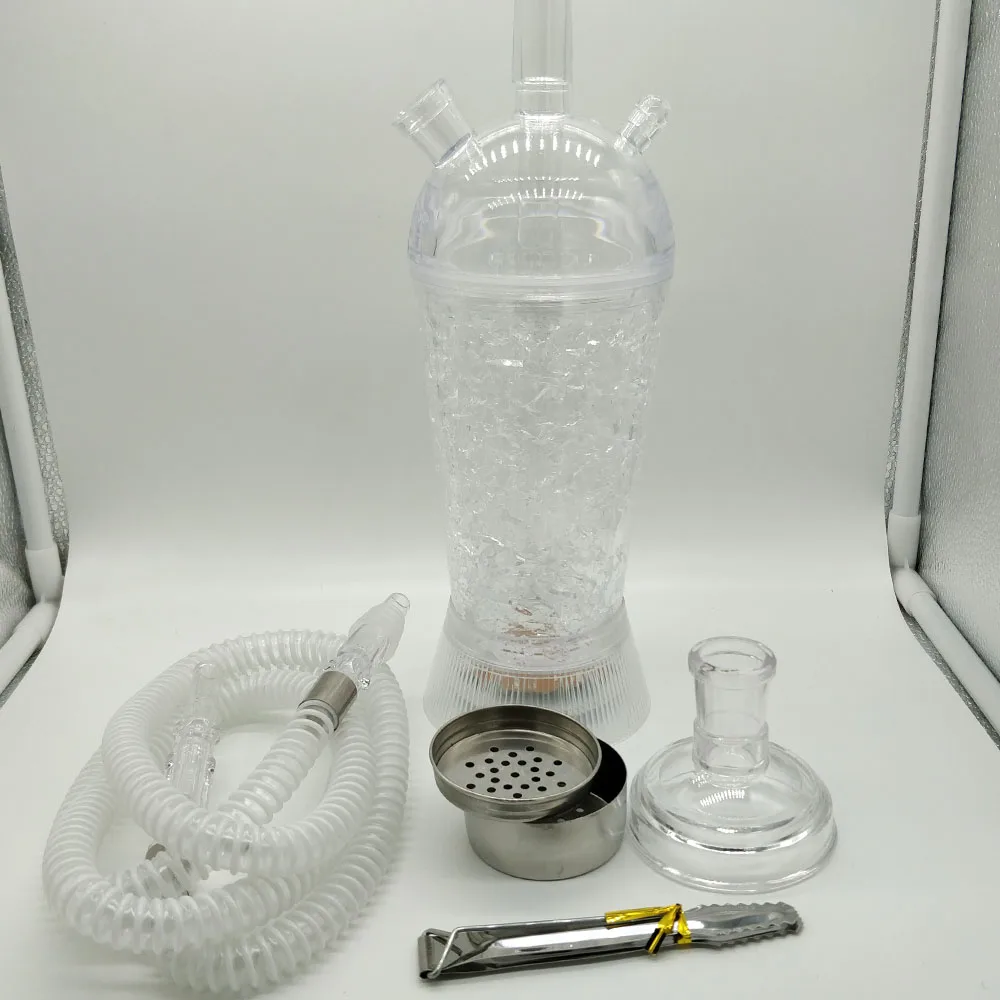 T001 Wholesale Mix Colors Small Size Plastic LED Hookah Shisha