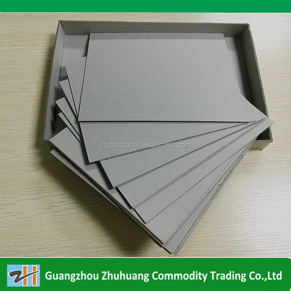 High Quality Laminated Grey Chipboard 700gsm - 1800gsm