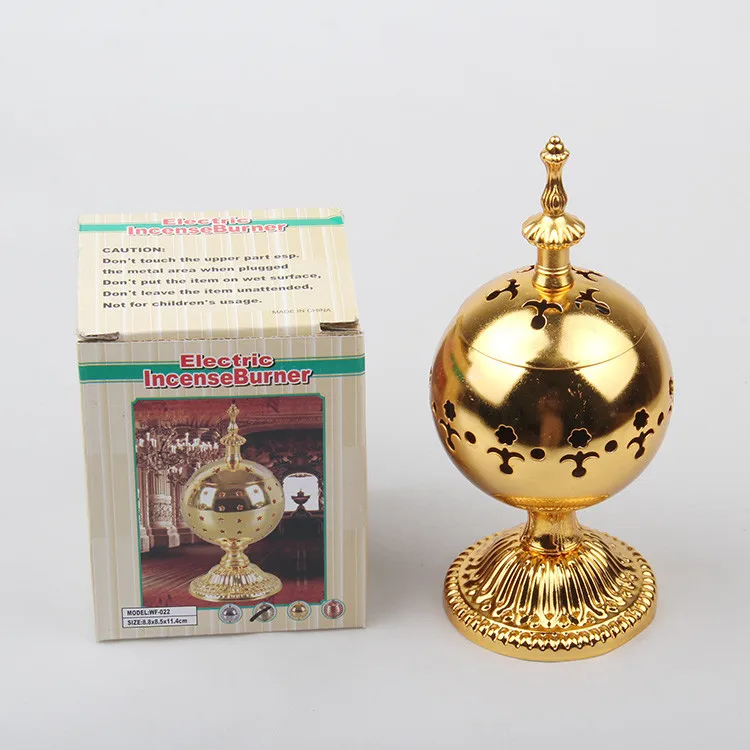 2017 New Home Furnishing Ornaments Antirust Alloy electric Incense Burner
