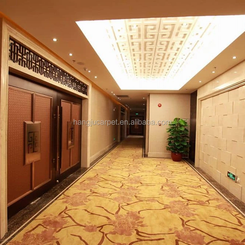 Simple Pattern Cheap Price Corridor Carpet for Hotel Used W-SG1010 Series