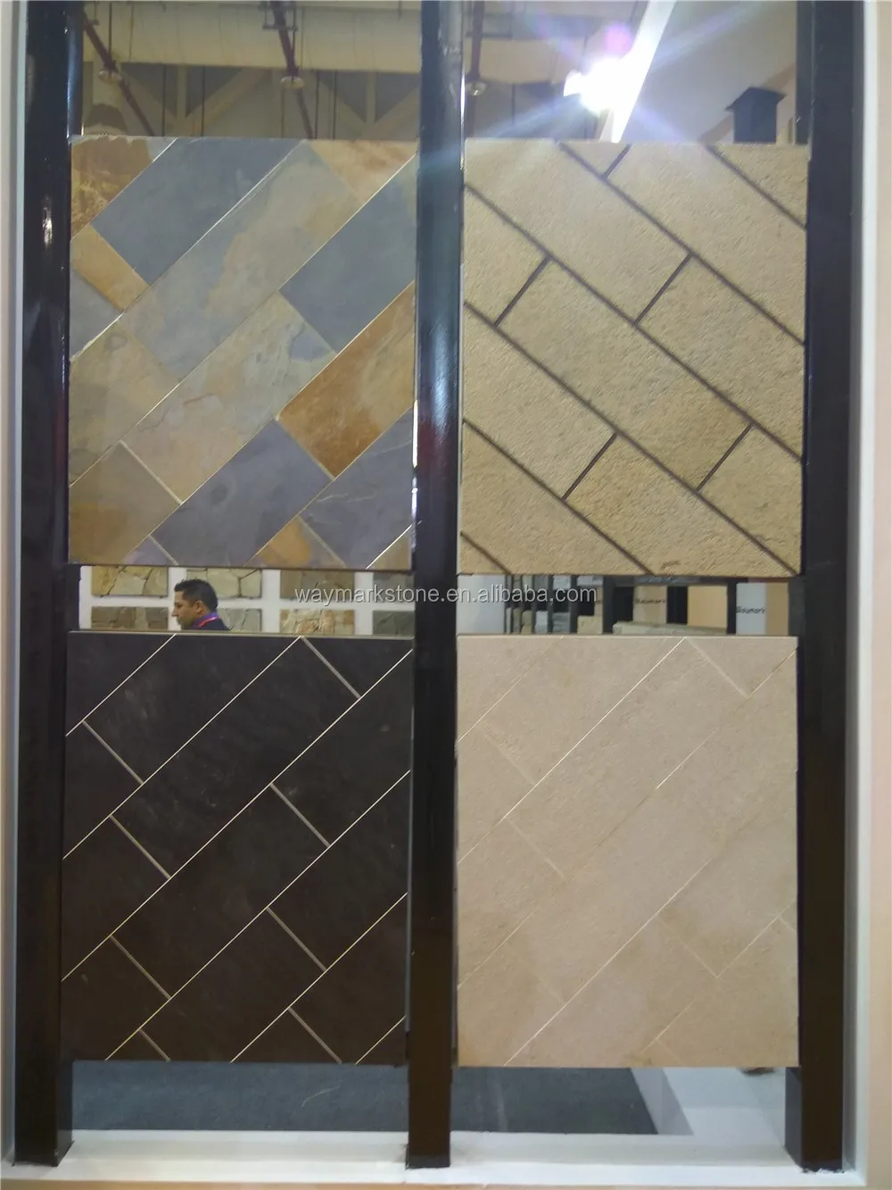 
Green Mica Schist paving tiles for walling and flooring WT44 