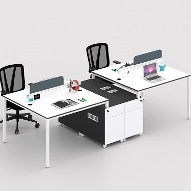 Modern office design combination series 4 person office desk