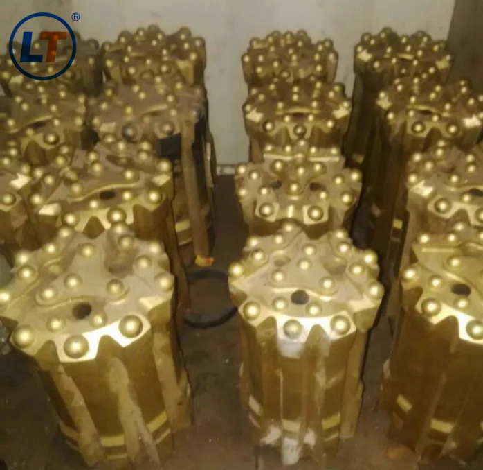GT60 115MM,140MM,152MM ROCK DRILL THREAD AND RETRAC BUTTON BIT WITH 3.66M M/F ROD