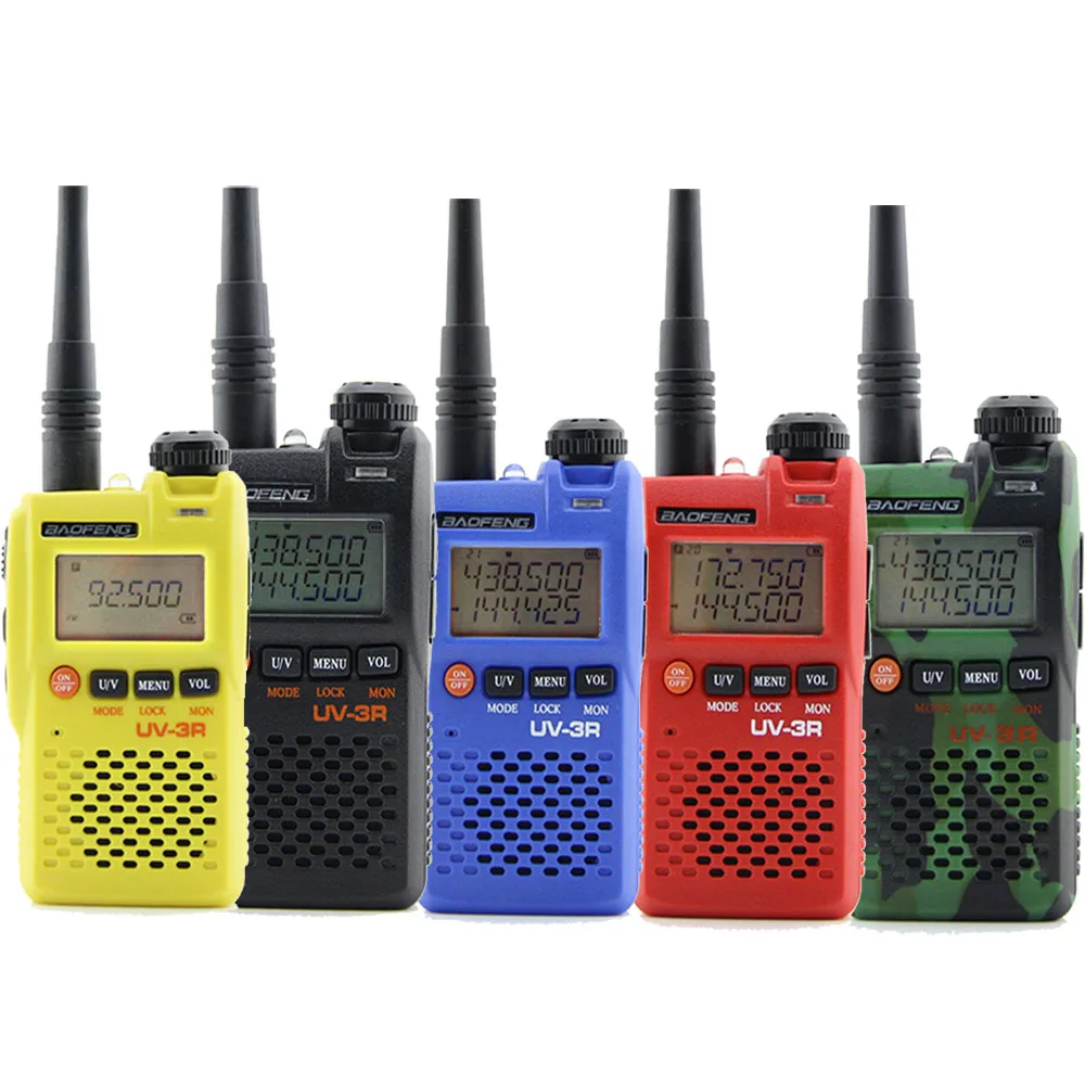 Five colors optional BaoFeng UV-3R Walkie Talkie UV 136-174&400-470MHZ with 1500 mAh Battery UV3R