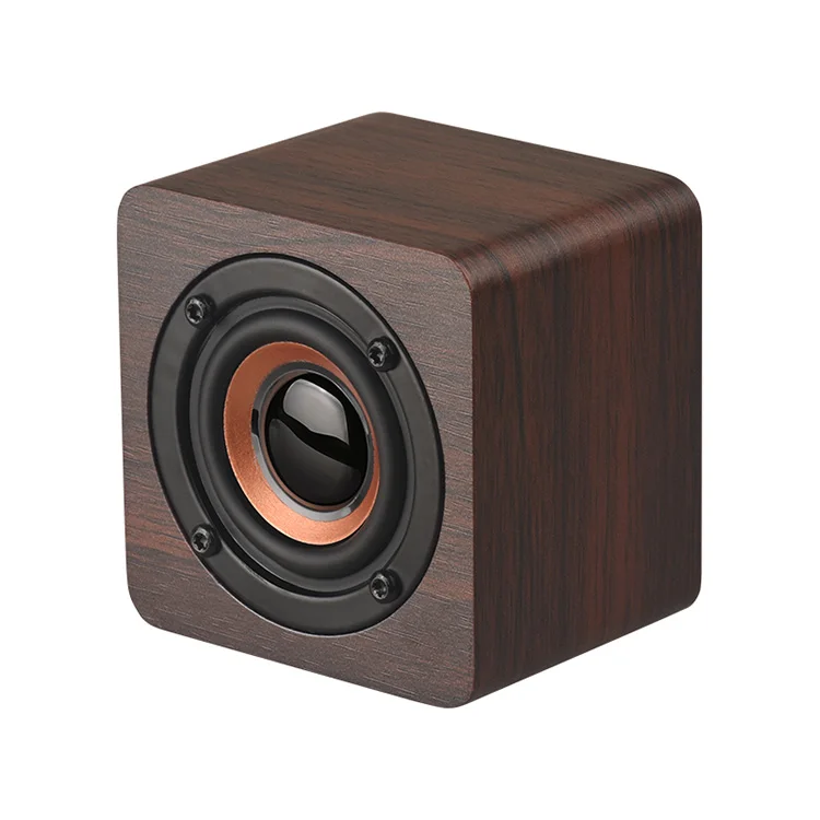 Mini Square Portable Wireless Plywood Speaker, Allstar Mini Wooden Blue tooth Speaker