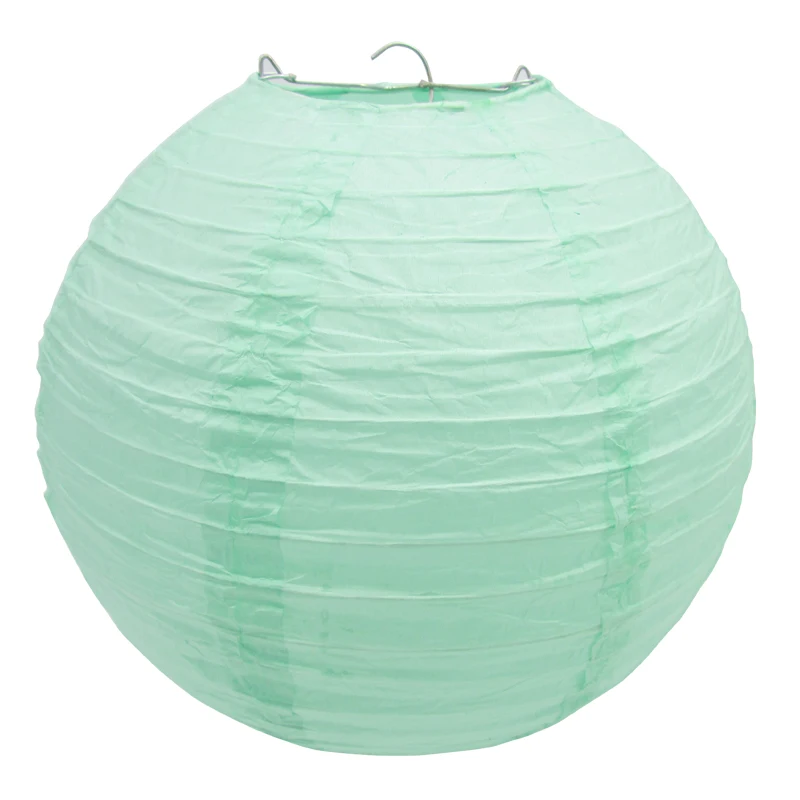 20pcs per set mint green wedding decorative Paper Lanterns party set  in sizes 6,  8, 10, and 12 inch 5pcs each size