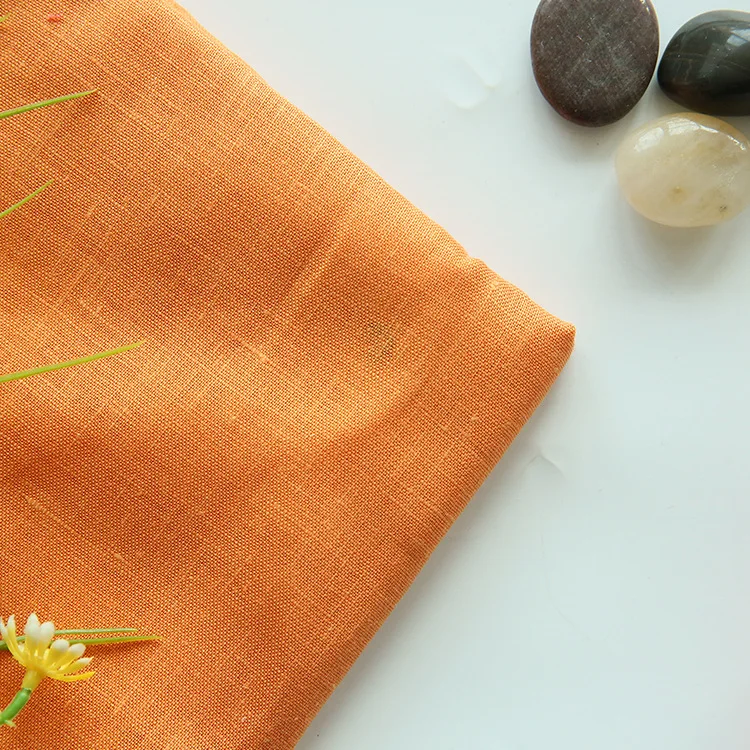 Лидер продаж, летнее платье, ткань для девочек, 100% чистая льняная ткань, оптовая продажа