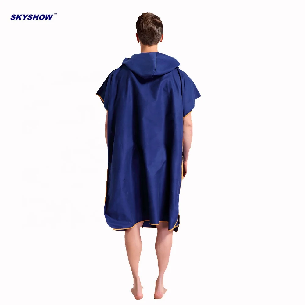 Wholesale Microfiber Women and Adults Hooded Poncho Beach Towel