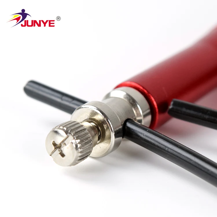 Small Order Accept PVC Coated High Speed Ball Bearing Retractable Freestyle self locking High Speed Skipping Jump Rope