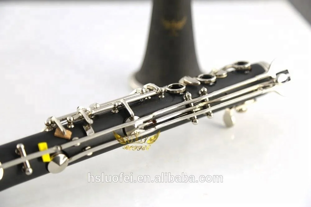 Musical instrument ABS body 17 keys nickel plated G tone clarinet