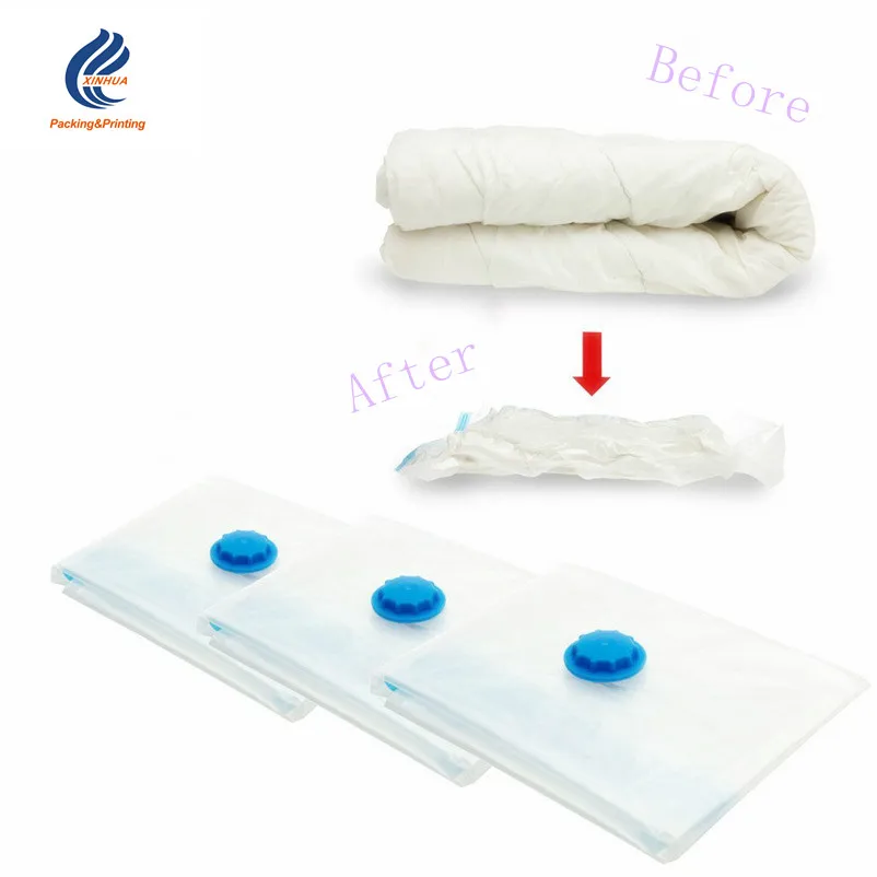 75% space saver vacuum bag for mattress vacuum plastic bag