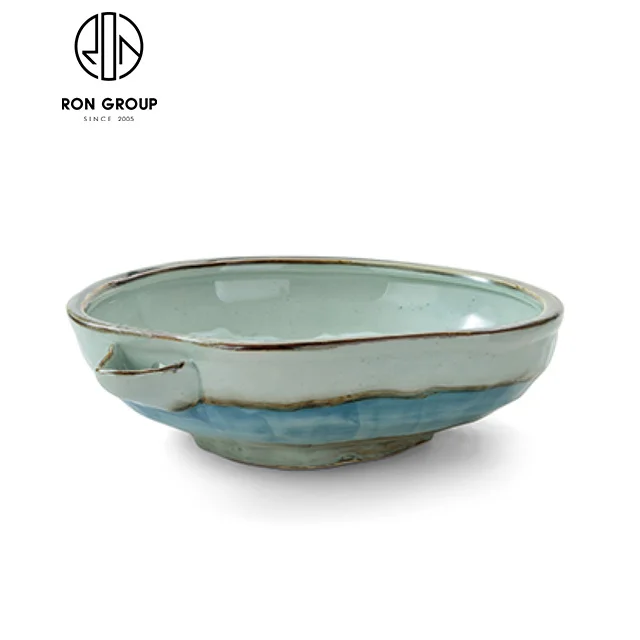 
Hot Sale Japanese Restaurant Tableware Ceramic Spoon 