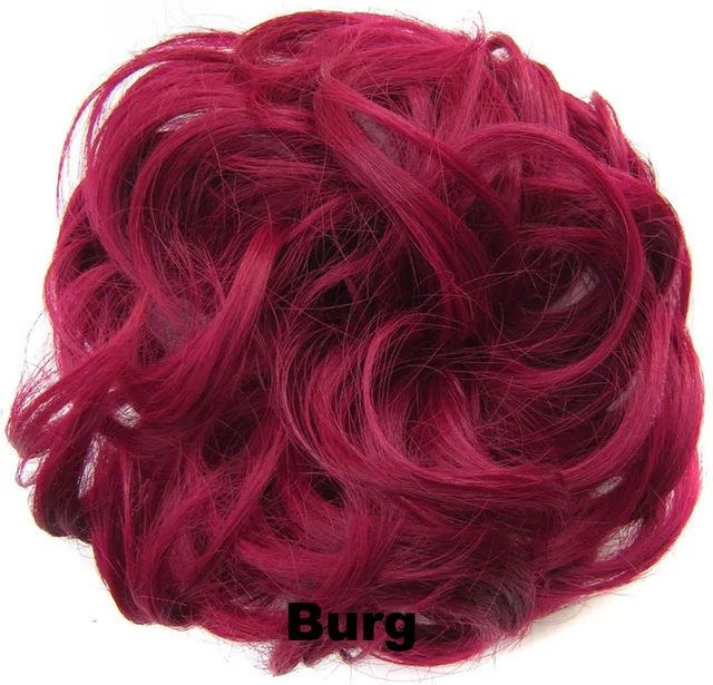 
Women Natural Red Blonde Black Brown Synthetic Hair Hair Extension Roller Fast Bun Donut Chignon 
