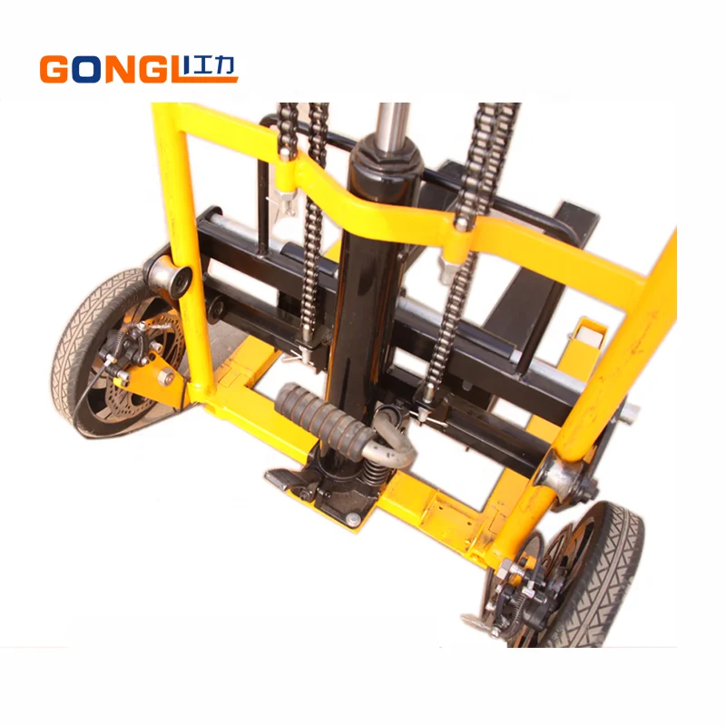 
Hydraulic platform manual hand mini pallet stacker forklift for sale 
