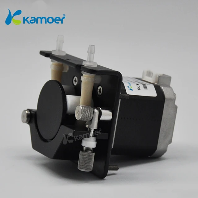 Kamoer 12v Stepper Motor 3 or 6 Roller easy load Peristaltic Pump for Liquid Transfer Metering