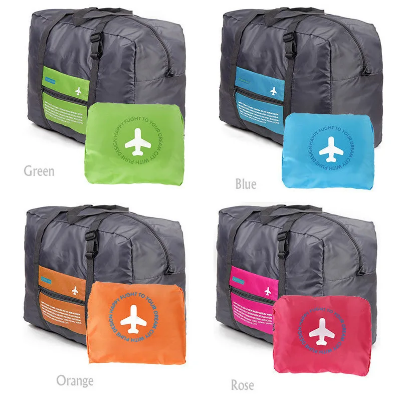 Wholesale Luggage Bag 230D Polyester Cloth organizer Flight Foldable Travel Bag Messenger Duffle Bag With Custom Logo