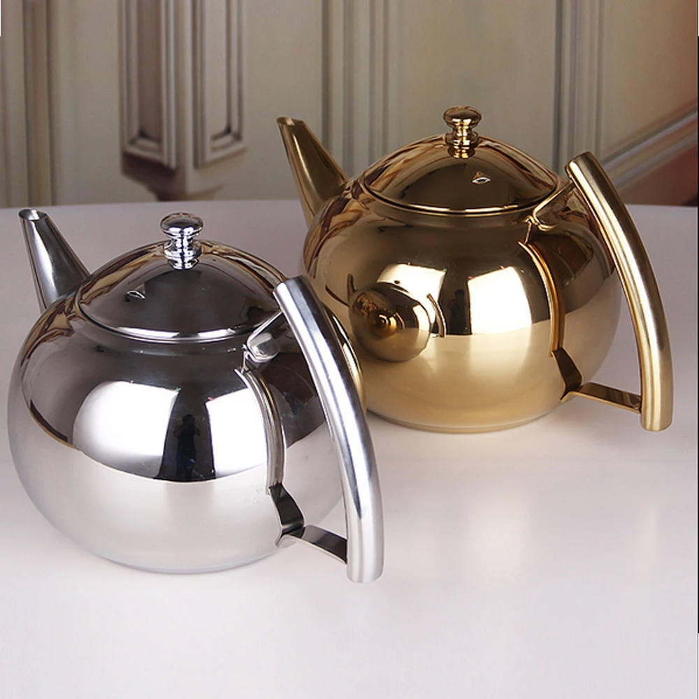 
Stainless Steel Coffee Pot Turkish Gold Tea Pot & Coffee Pot Sets 