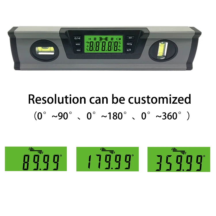 eOUTIL wholesale tool 12 inch 29.3 cm length digital Gauge torpedo electric level construction level protractor inclinometer