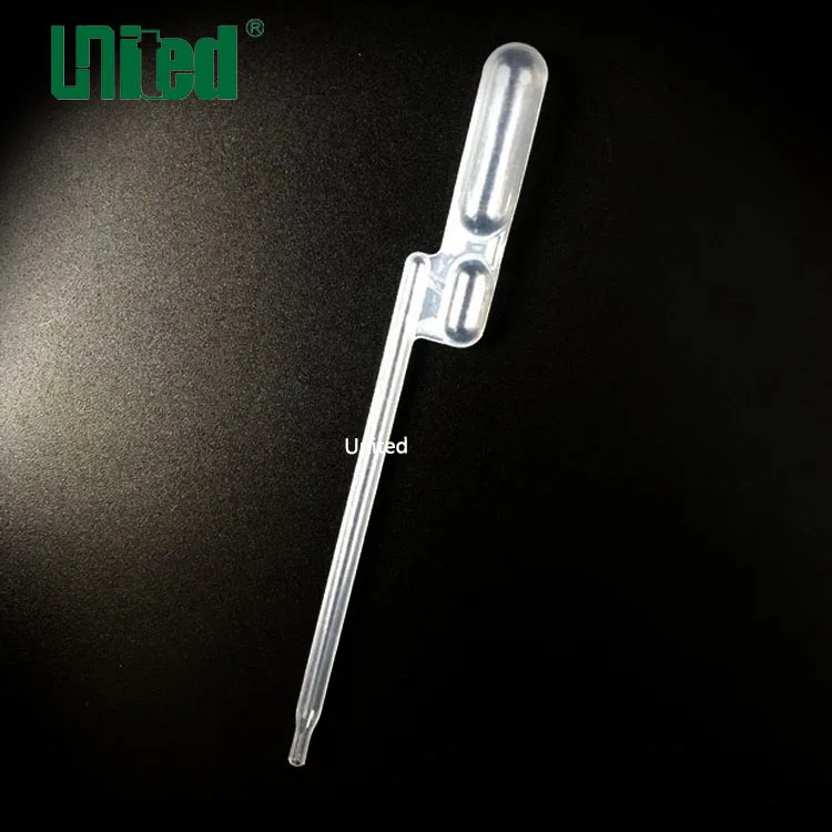 
650ul Double Bulb plastic pipette Transfer pipette for lab 