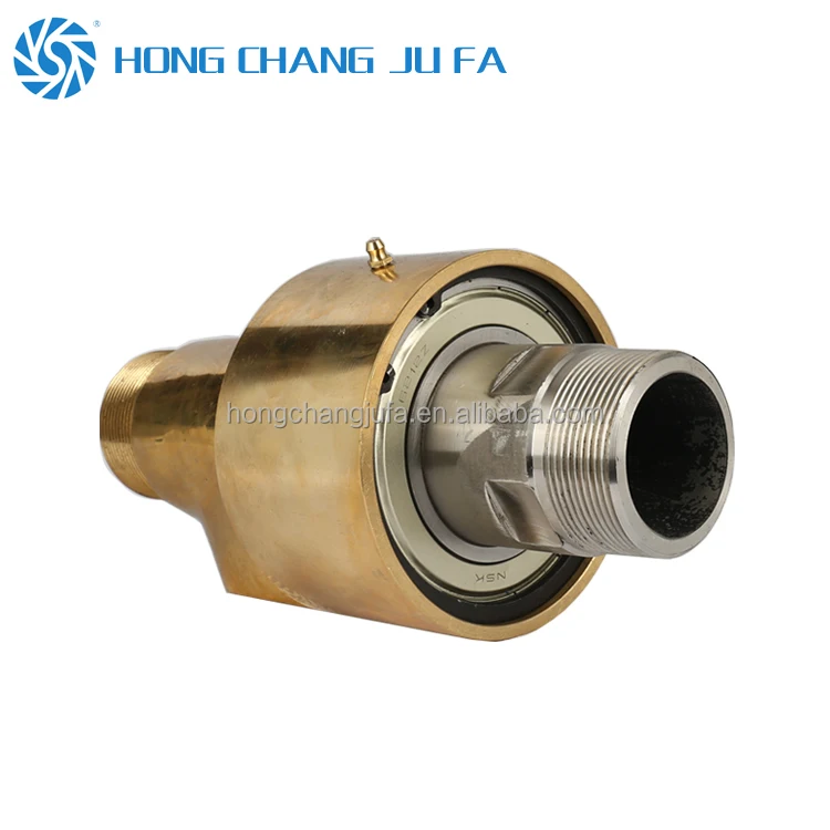 Flexible conduit connector dualflow rotary union rotating water swivel connection pipe swivel joints