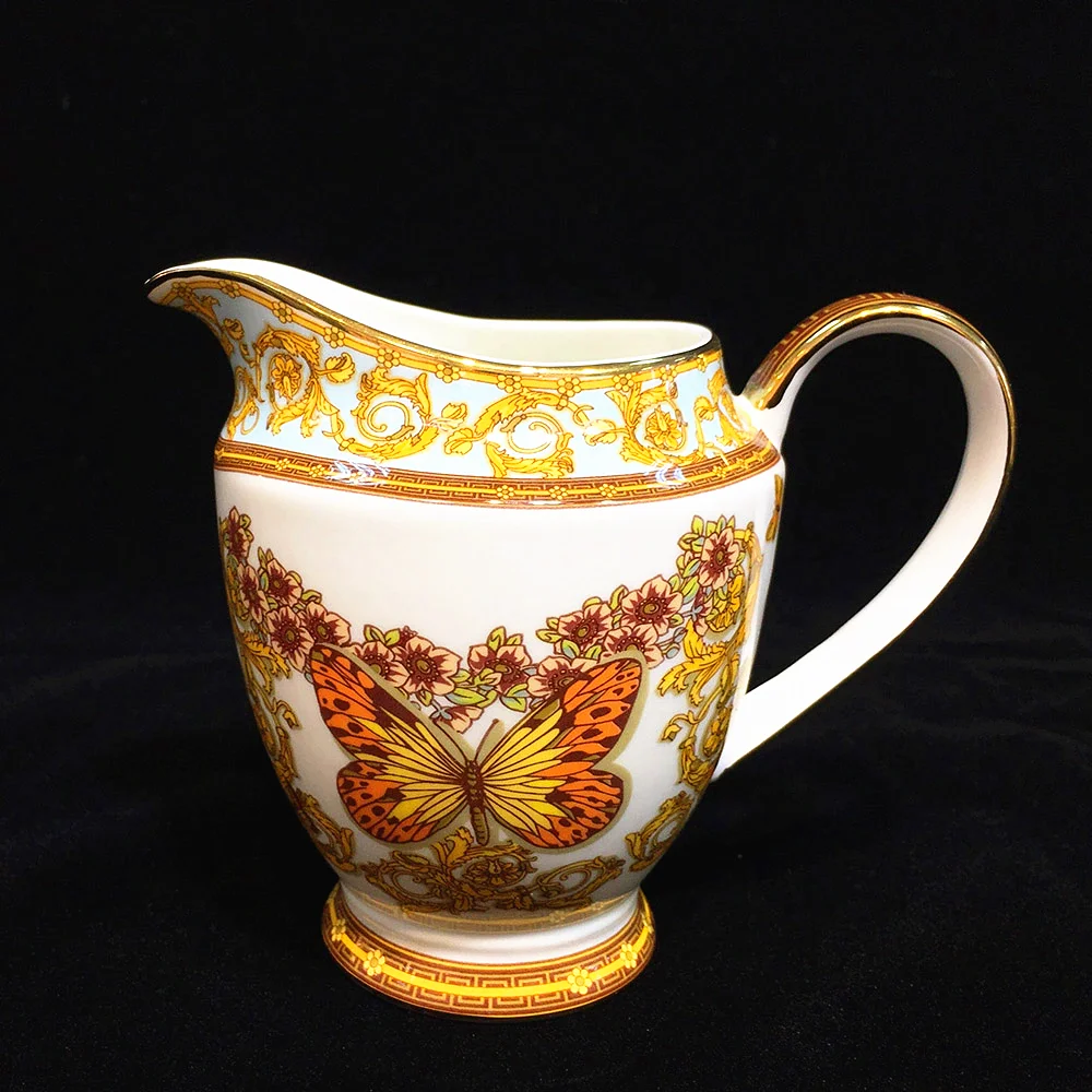 
Luxury Golden Table Ware Hand Painting Dinner Ware Bone China Dinner Sets 