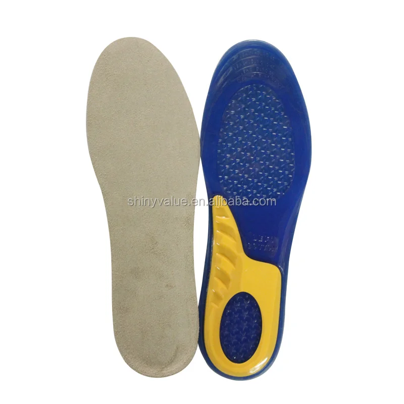 Insole Type And TPU Gel Material High Quality Comfortable Gel Insole With Art Support Part