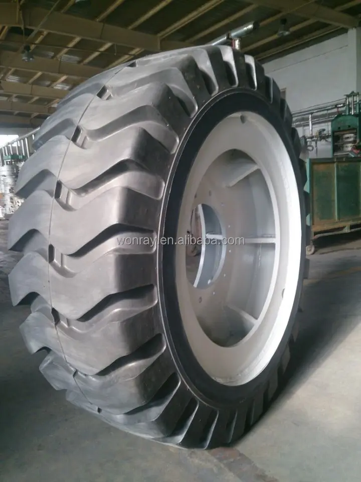 good price low profile solid wheel loader tires snow 23.5-25 23.5r25 for mini loader