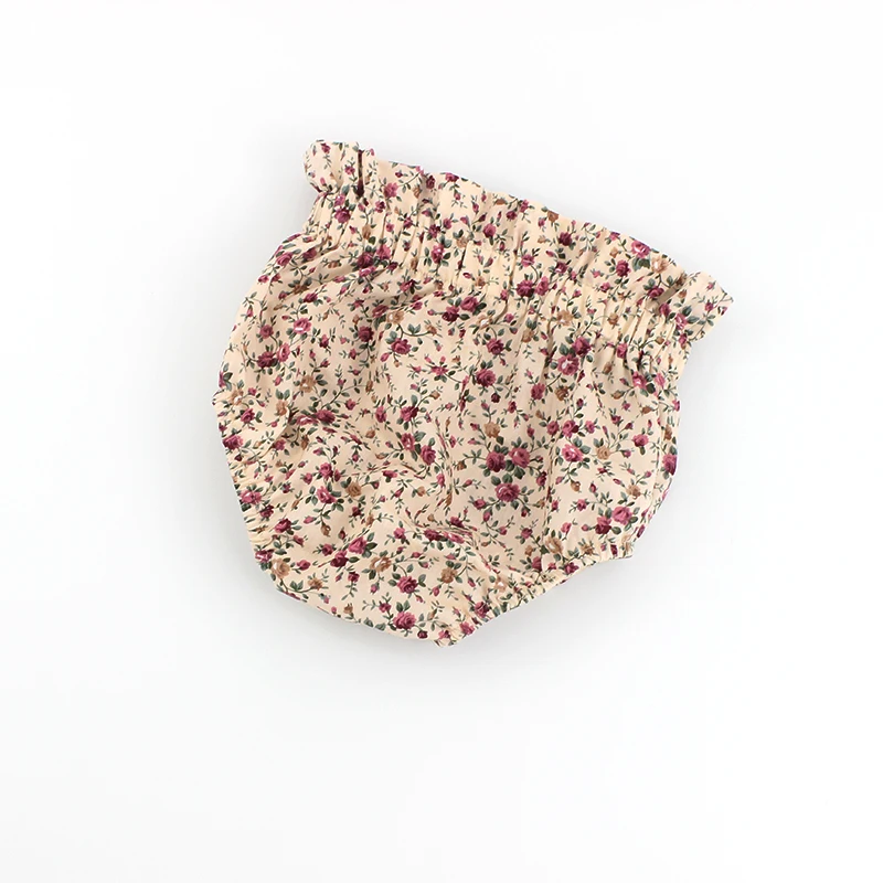 
Latest Arrival Baby Underwear Clothing Classic Ruffled Broken Flower Print Baby Girls Bloomer 