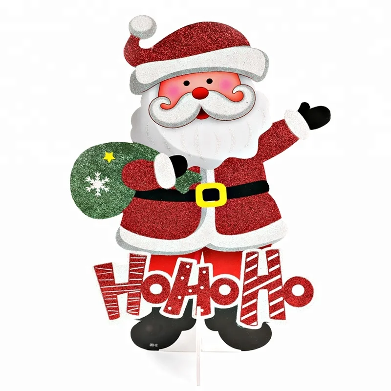  Пенопластовый материал KT доска OEM размер рождественское Декоративное Оборудование Санта Клаус стенд для рождественского фестиваля