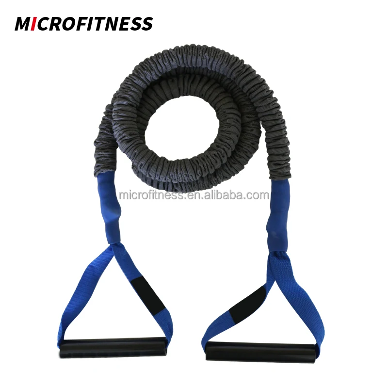 Fabric Elastic Resistance Bands With Abs Handle