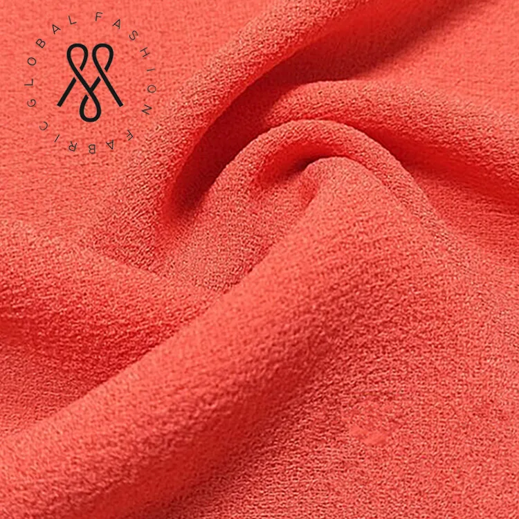 Мягкая Плотная ткань оптовая 100 полиэстер мох креп