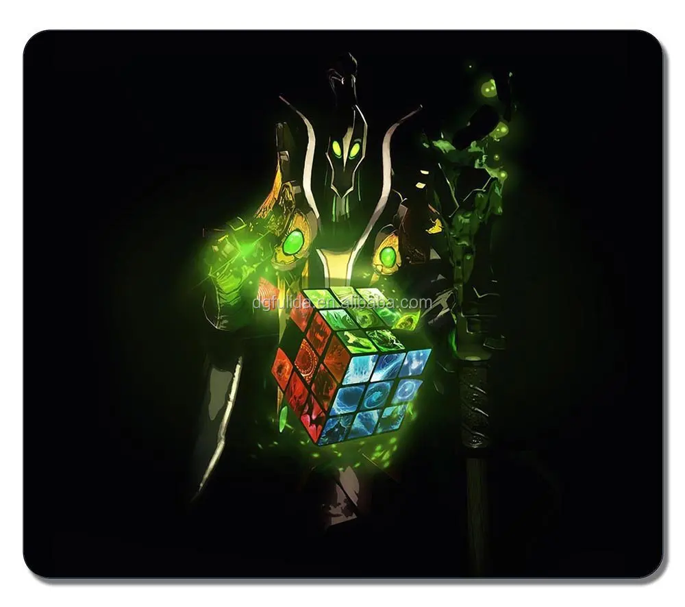 Customized Non-Slip Large gaming Textured Surface Water Resistent Rubicks Cube Dota 2 mouse pad