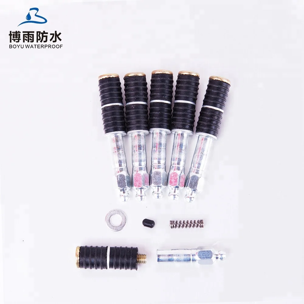 epoxy resin Injection packers Steel Aluminum A8 13x80mm grouting Injection Packer waterproof