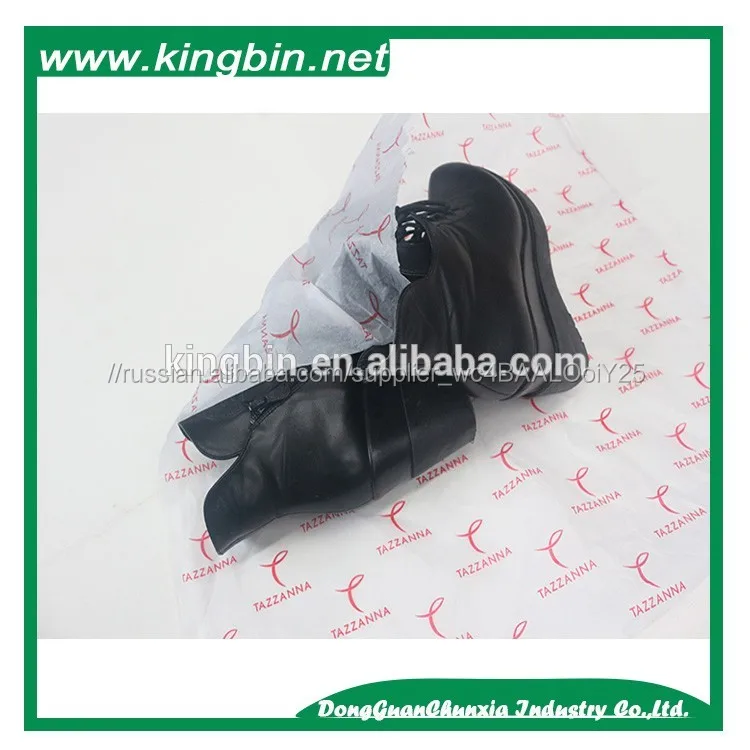 
 изготовленный на заказ печать бумага золотой ткани для одежды упаковки, украшенной сумки бумаги  