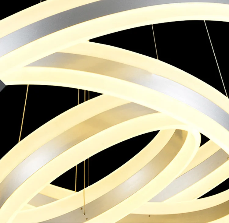 Luxury dubai restaurantand house interior acrylic pendant light