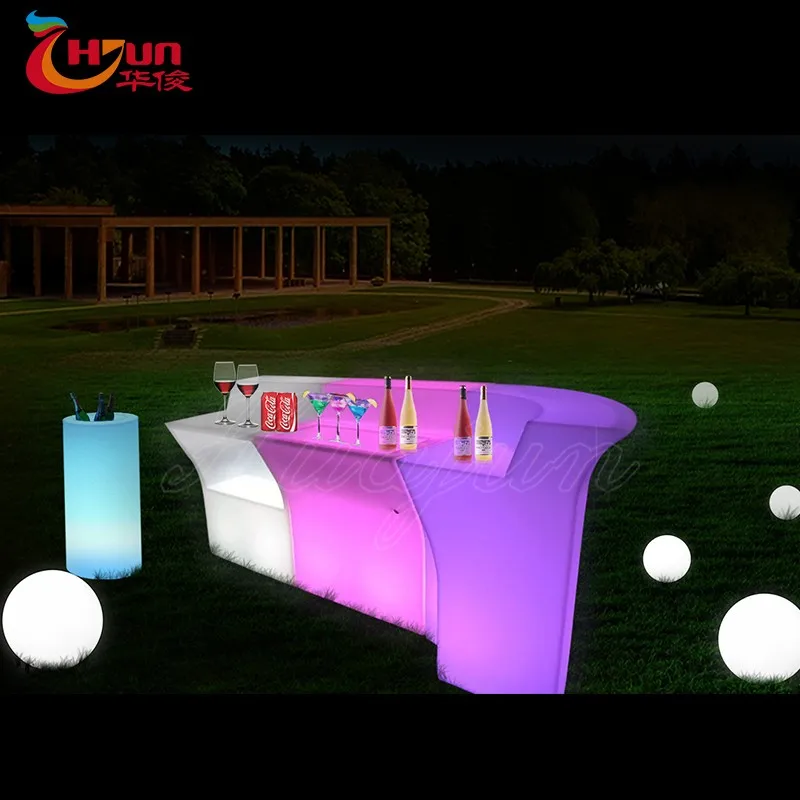 
2021 Amazon hot product RGB 16color changing coffee shop furniture bar counter 