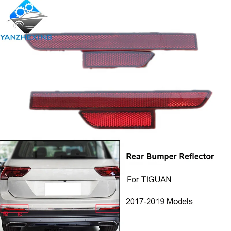 YZX Rear Bumper Reflector Fog Light Fog Lamp For TIGUAN 2018 2019 For TIGUAN L 2018 2019 For Volkswagen