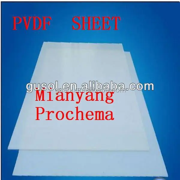 Для нефтехимической поле изоляции инженерный пластик pvdf лист, PVDF панель