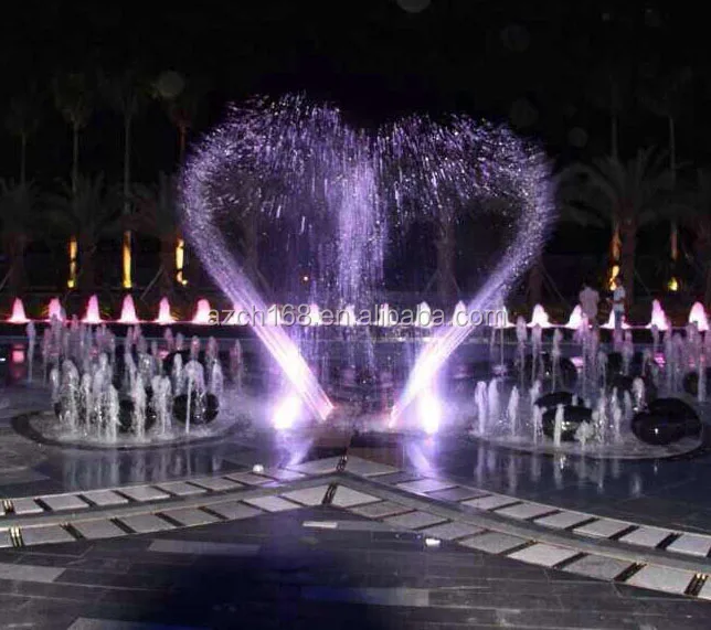 Танцевальный и музыкальный общественный водяной фонтан с красочным