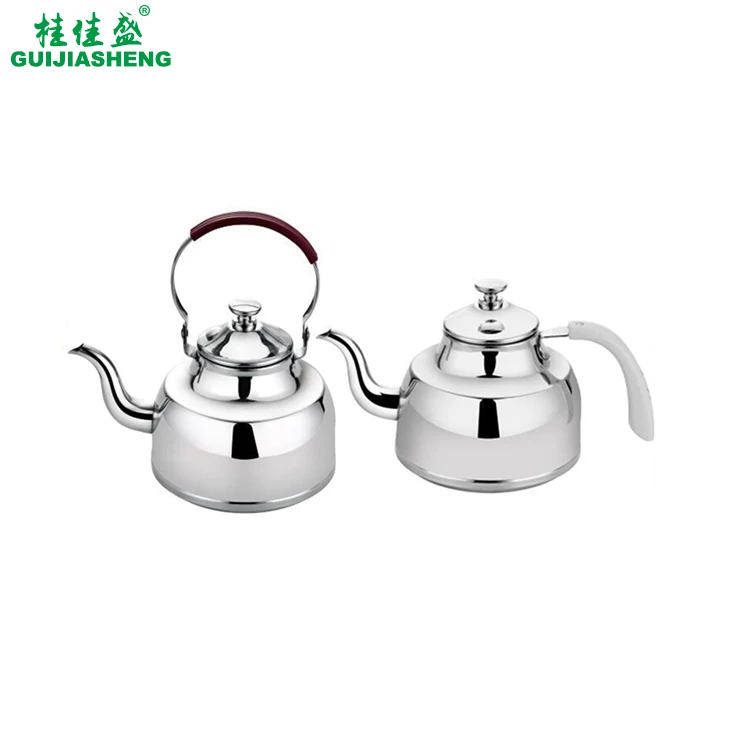 Mini Tea Kettle with Anti Scalding Handle Home Boiling Water Whistling Kettle Stainless Steel Brew Kettle 1.0/1.2/2.0L Capacity