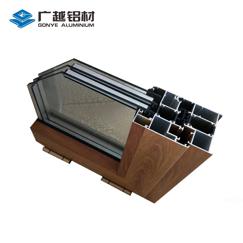 Aluminium per kg doors and window section profile price